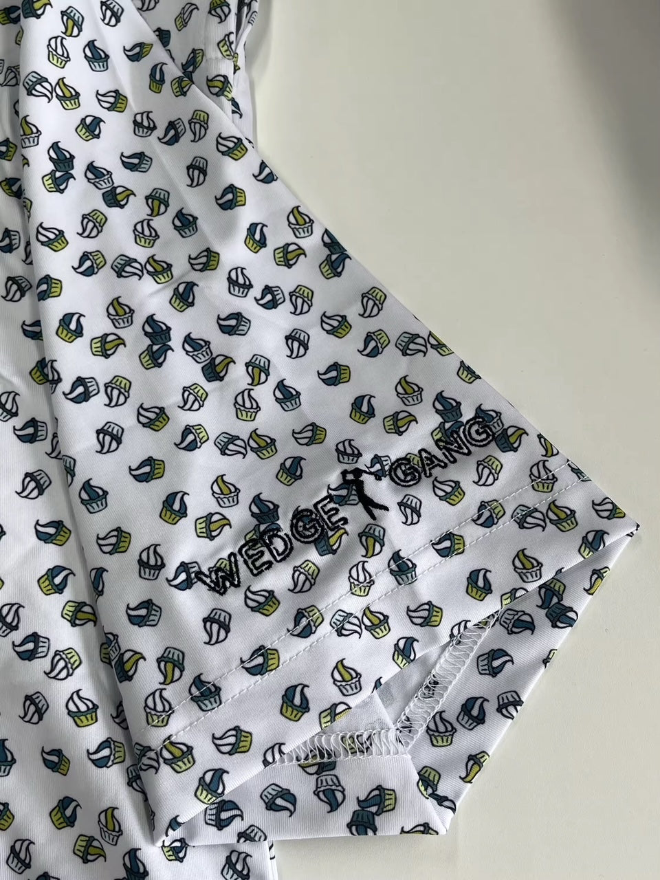 2025 Wedge Gang White Cupcake Polo
