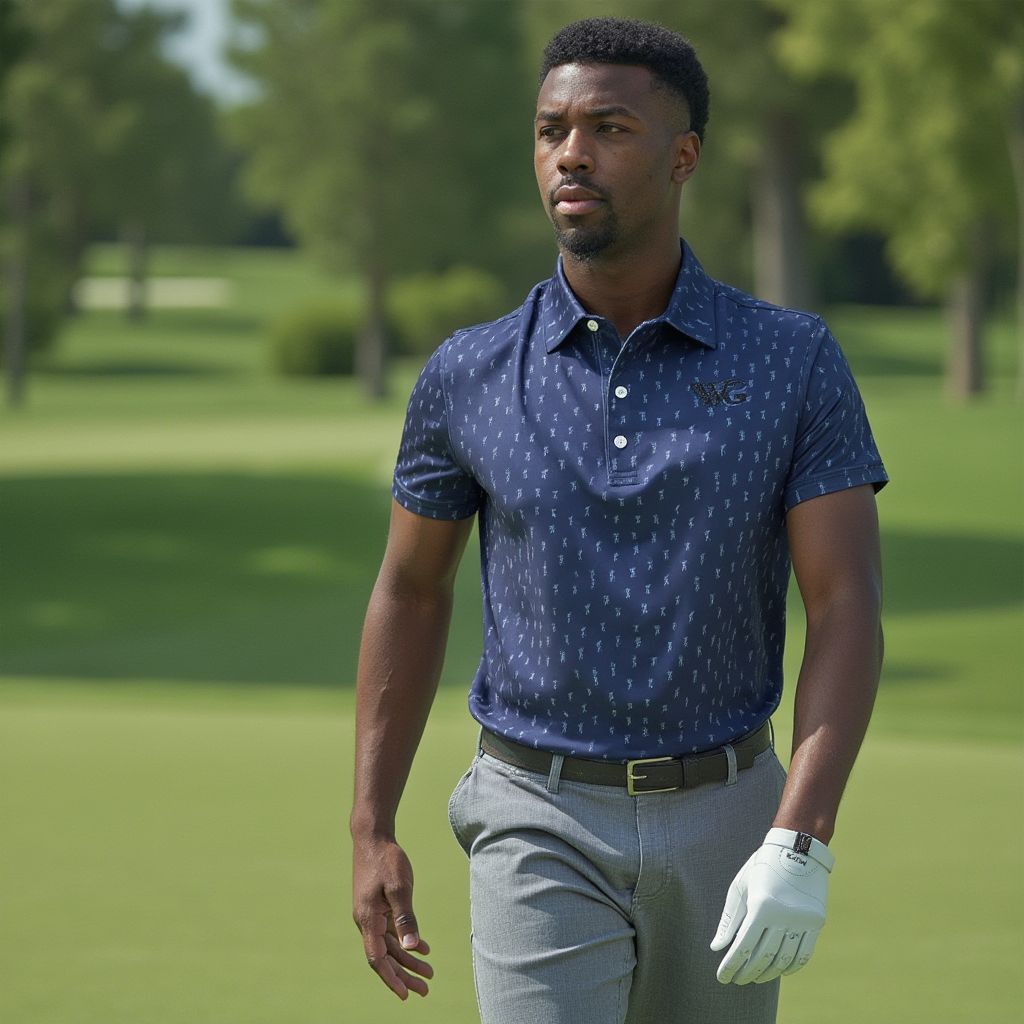 2025 Wedge Gang Blue Golfer Polo Shirt
