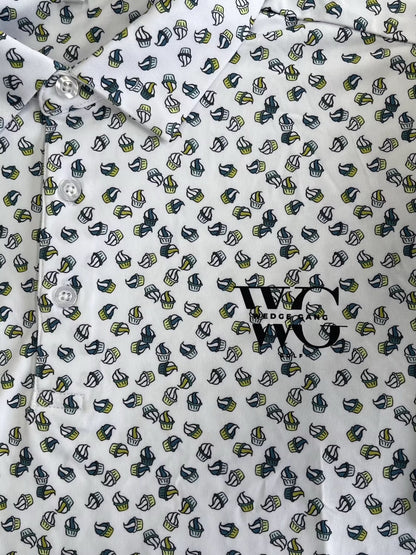 2025 Wedge Gang White Cupcake Polo